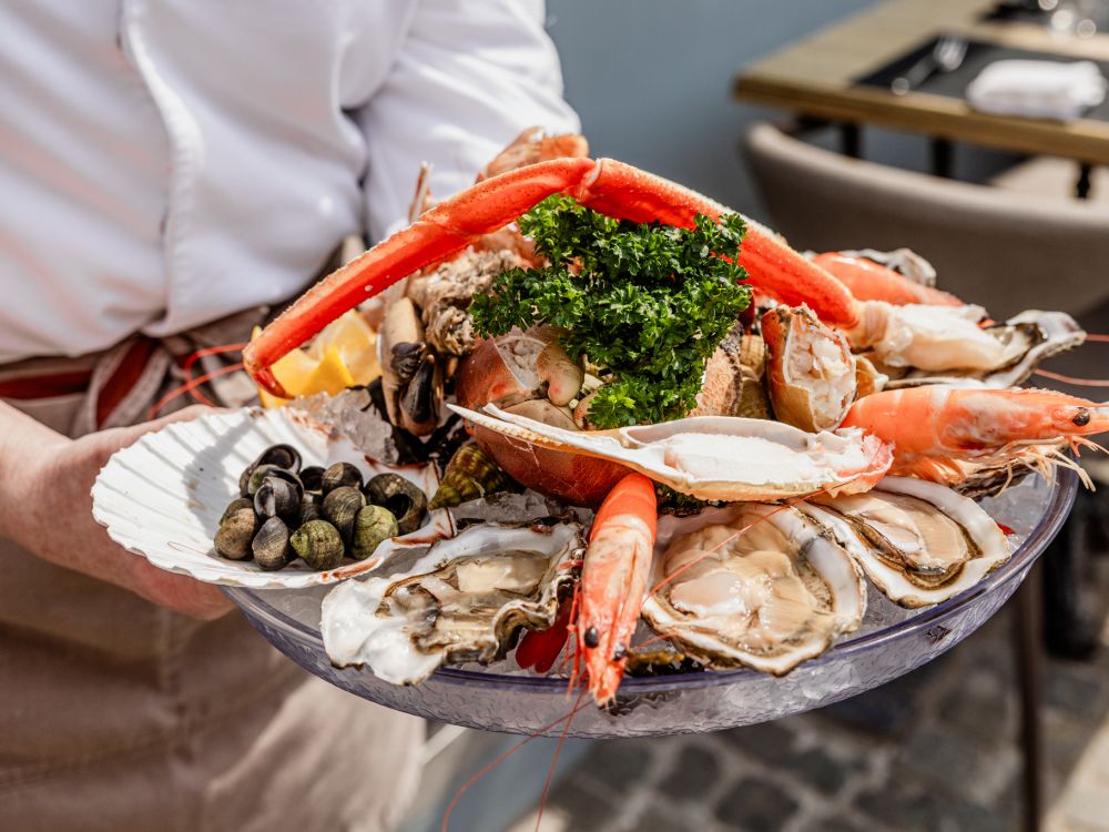 Zeevruchtenschotel - Den Gouden Karpel